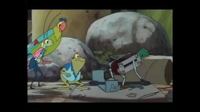 Tecknat Barn Svenska:Kalle Stropp och Grodan Boll på svindlande äventyr (1991) DVDRIPPEN (Svenska) Musiktrailer (3D)